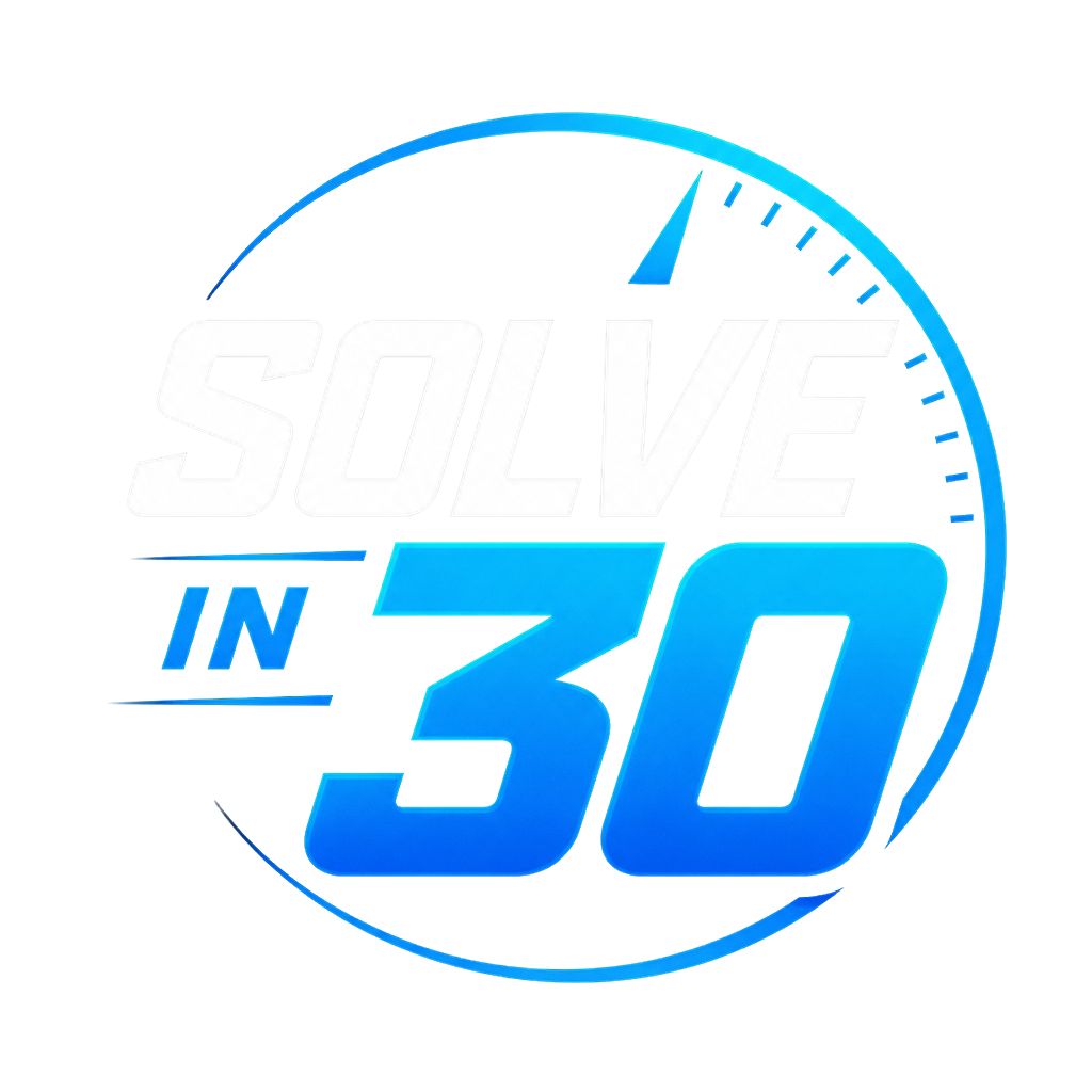 Solve In 30